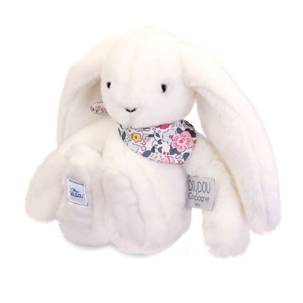 Doudou ja Yhtiö - Kukallinen Valkoinen Pupulelu 25 cm Vit