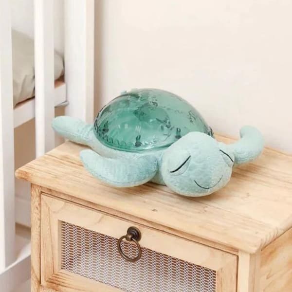Nattelys - Cloud b - Tranquil Turtle™ - Genopladelig - Grøn - 4 beroligende lyde Grön