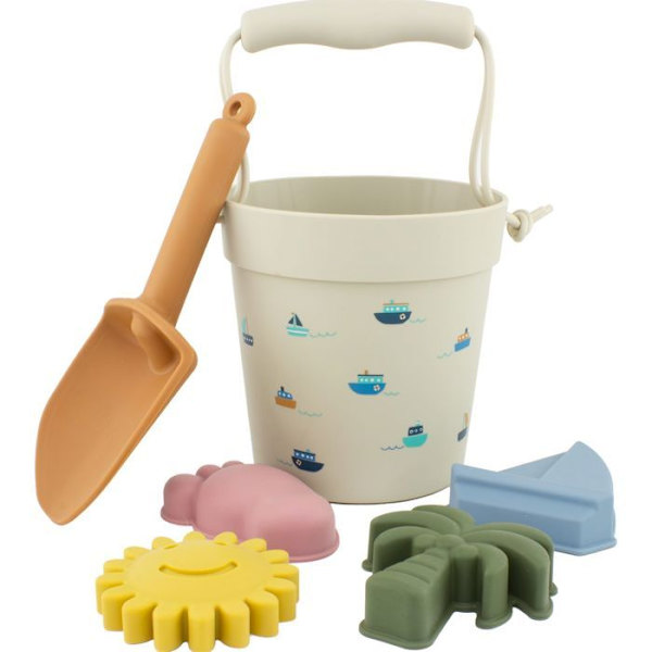 Strandspade - Ulysses - Havet - Silikon - 6 tillbehör - BPA-fri certifierad Beige