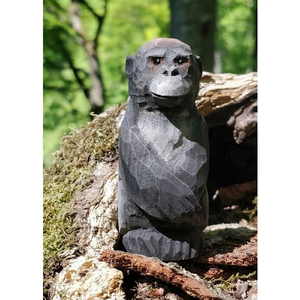 Wudimals - Puuisäiliö Gorilla - K-PLAY Svart