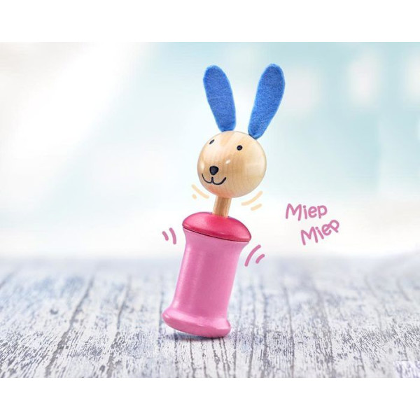 Peluche Selecta - 61057 - Anni-jänis, vinkuva lelu, 17 cm