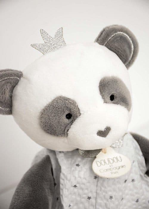 DOUDOU ET COMPAGNIE Drømmefanger - Panda 26cm Grå