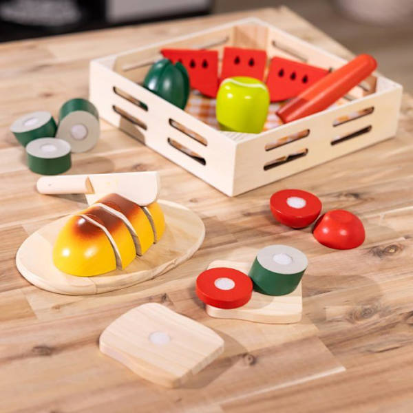 MELISSA & DOUG huggmat i trä