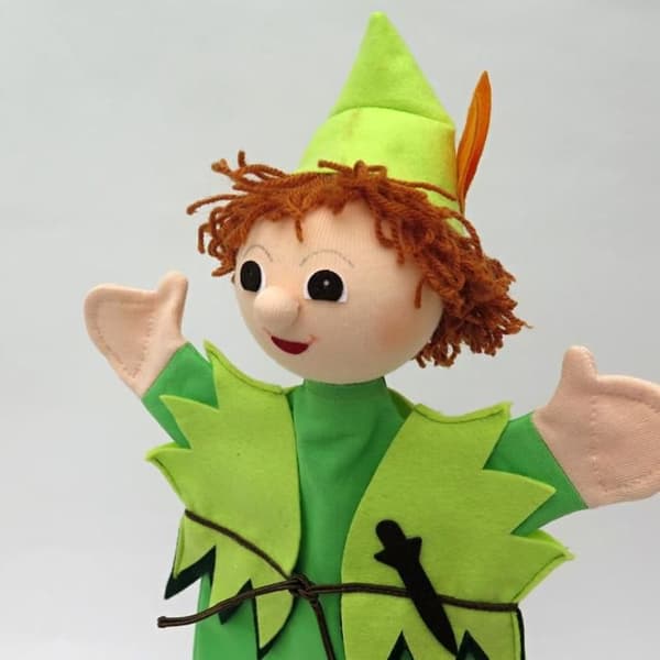 Mú - Marionet Peter Pan - MORAVSKA USTREDNA BRNO Grön