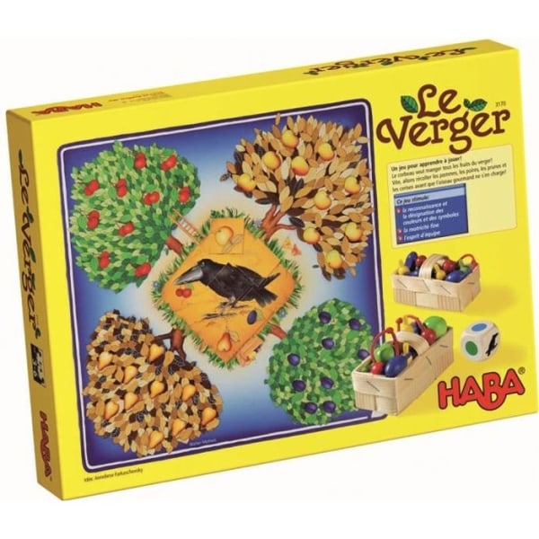 HABA - The Orchard - Classic Version - Cooperative Game - Ages 3+, 3170