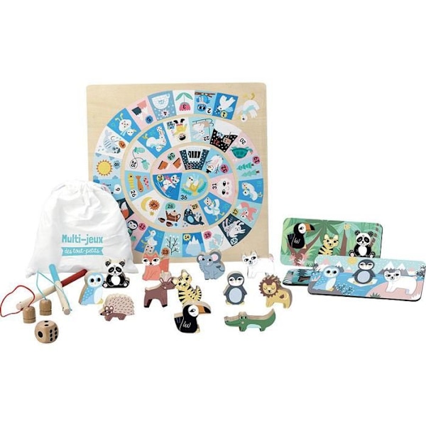 Vilac - Herr Carlslund Toddler Multi-Games