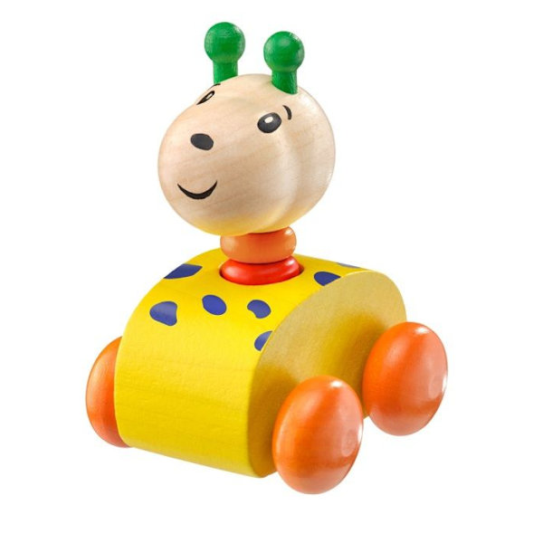 Selecta - Zoolini giraff rullande skallra - SCHMIDT Gul