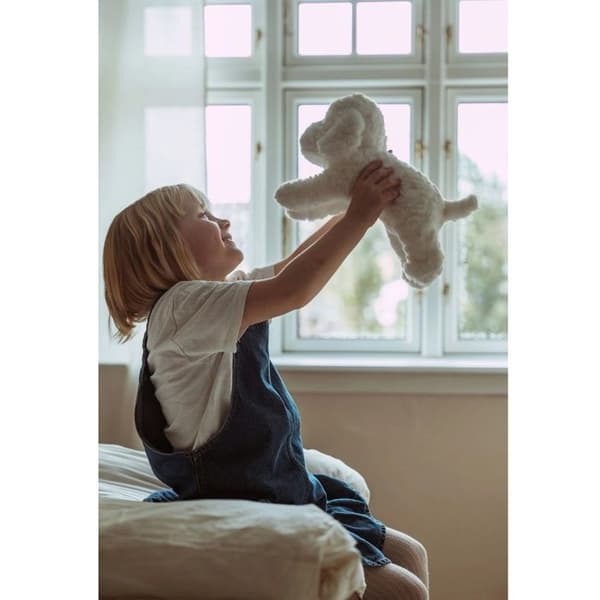 Plysch - BYASTRUP - Viktdocka - 0,6 kg - Vit - 33×20×14 cm Vit