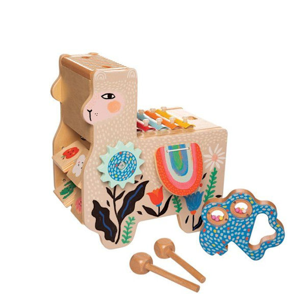 Manhattan Toy - Lili Lama puinen musiikkilelu Beige