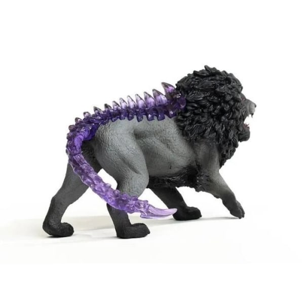 Lion of Darkness Figur - Mycket detaljerad och realistisk figur med genomskinlig svans - Leksak för pojkar och flickor -
