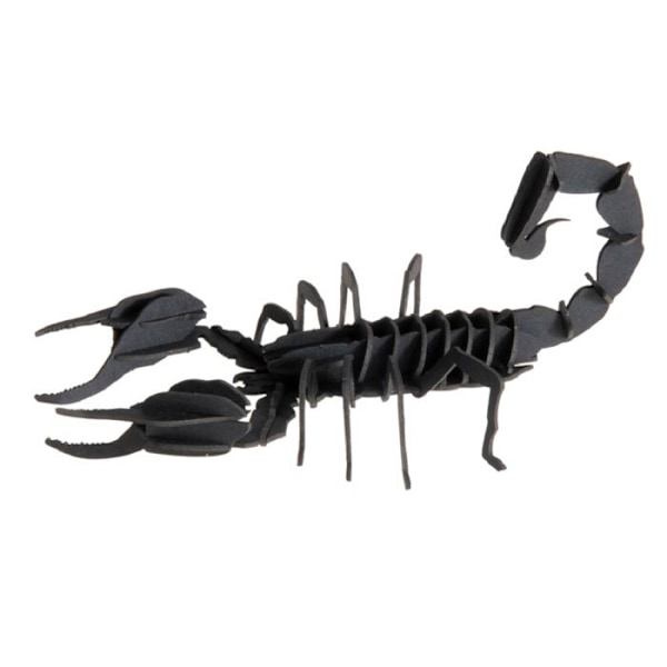 Fridolin - 3D-paperimalle Skorpioni Svart