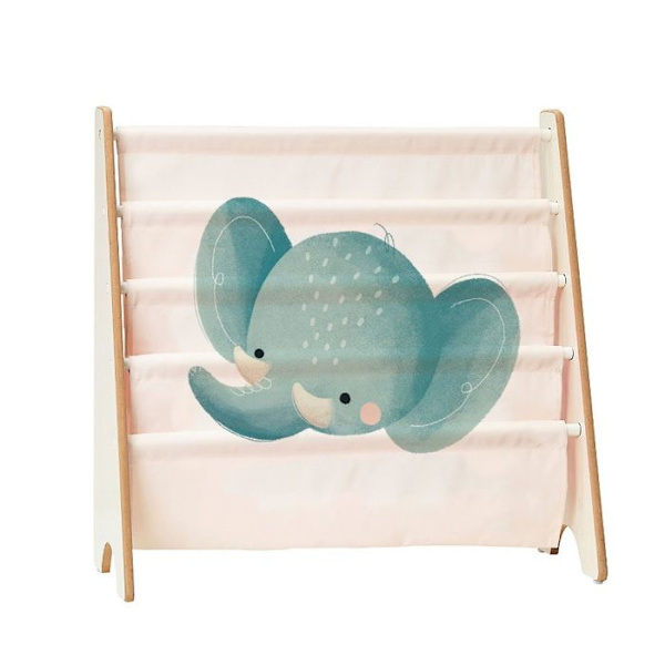 Sassi Junior - Chewy the Elephant Bookshelf Blå