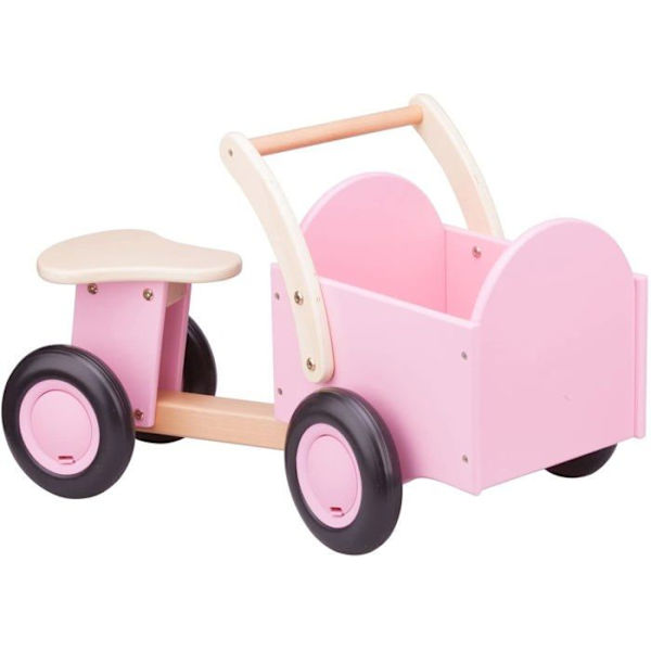 Kolmipyörä - Uudet klassikkolelut - 1404 - Ruusu - 3 pyörää - 2-vuotiaille ja sitä vanhemmille, enintään 25 kg Rosa