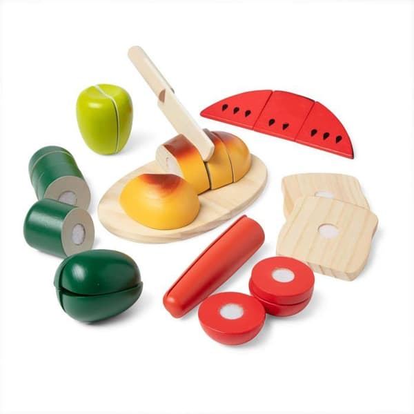 MELISSA & DOUG Træskærbare Fødevarer