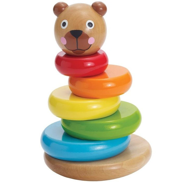 Manhattan Toy Loistava Magneettinen Pinoamislelu Flerfärgad