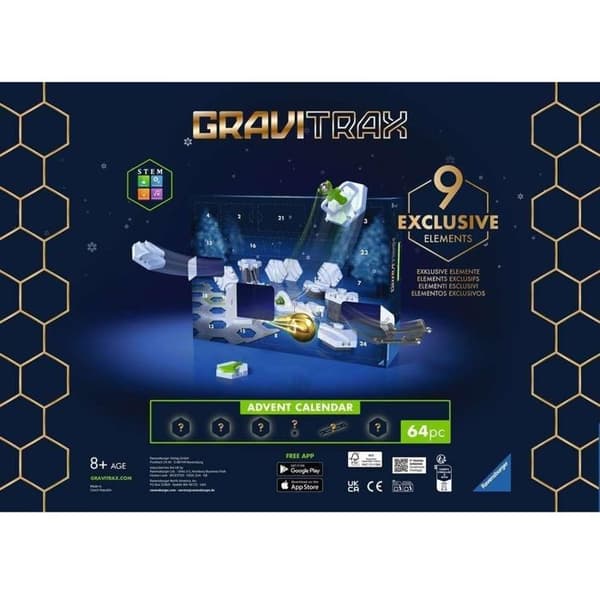 Ravensburger - GraviTrax Adventskalender 8+ Blå