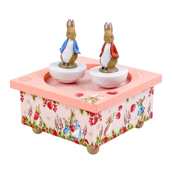 Trousselier - Peter Rabbit Strawberry Music Box Rosa