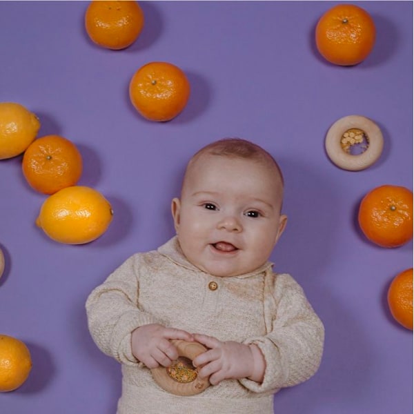 Sensorisk leksak - PETIT BOUM - PBSDCAR - Bøk - 24 månader - Blandat Orange