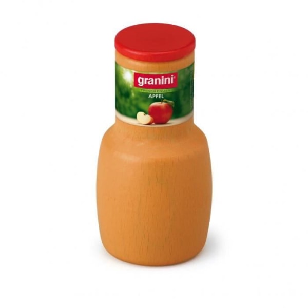 Imitationsspel - ERZI - Äppeljuice Granini - Trä - Barn - Grön/Orange