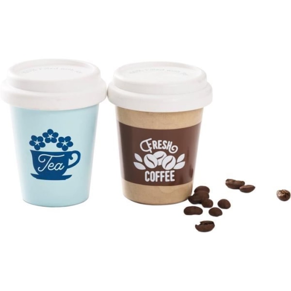 Le Toy Van Honeybake Eco-Cups - Te och kaffe - 2 st