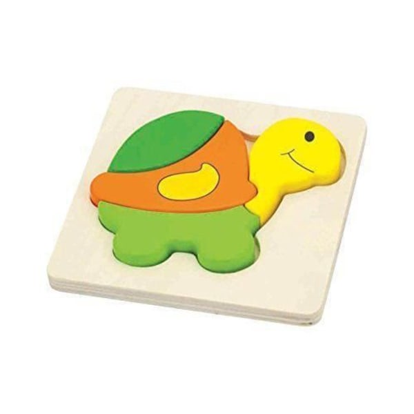 Turtle träpussel - Viga Toys - Mindre än 100 bitar - För spädbarn och små barn