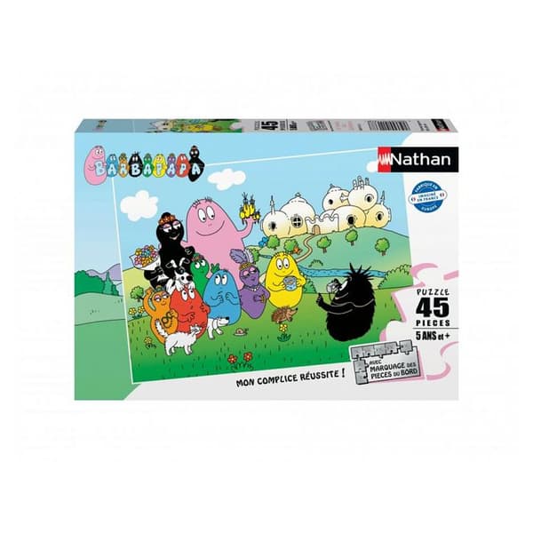 Puzzle Nathan 45 p - Barbapapa verden
