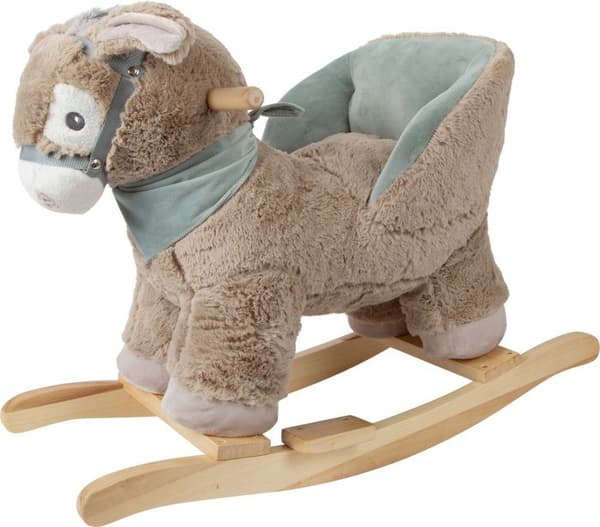 Small foot company - Vuggeæsel med sæde - LEGLER Grå
