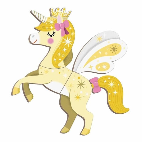 Magnéti'Book Unicorns - Magnetiskt utbildningsspel 44 magneter + 10 modeller - Barnleksak i FSC-kartong - Från 3 år Färgad