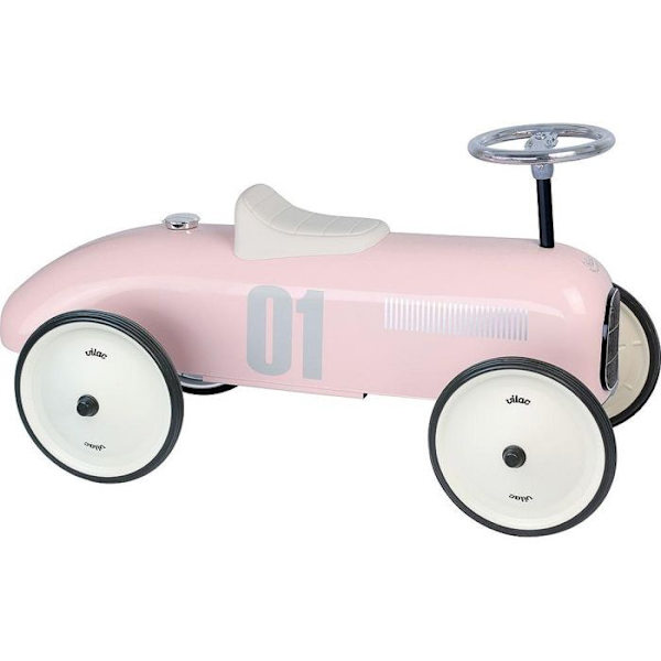 Vintage vaaleanpunainen autonkuljetin Rosa