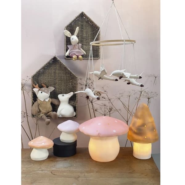 Egmont Toys - Mobile ænder i bomuld beige