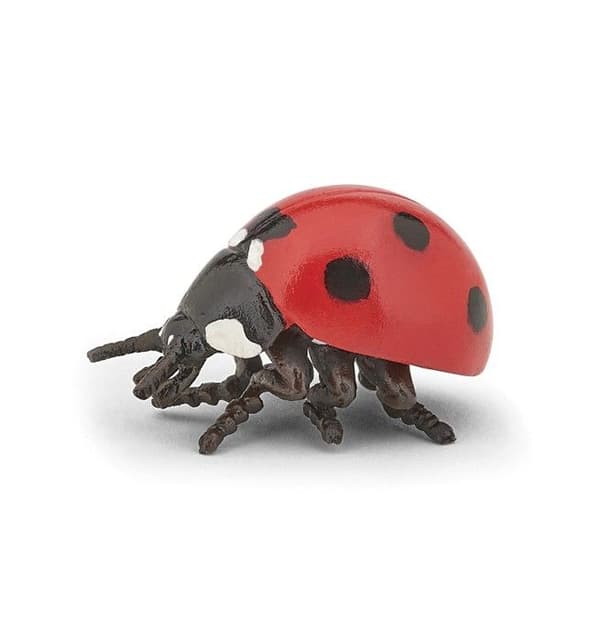 Mariehøne figurine Enfärgad