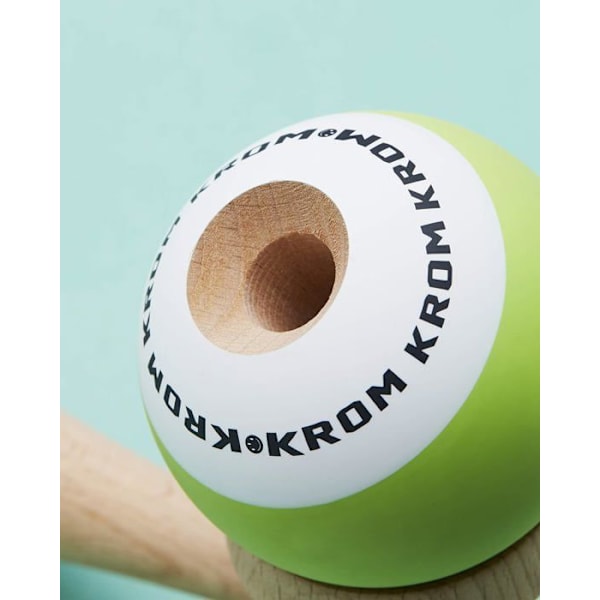 Krom Kendama Pop Outdoor Game Lime Green - KROM KENDAMA