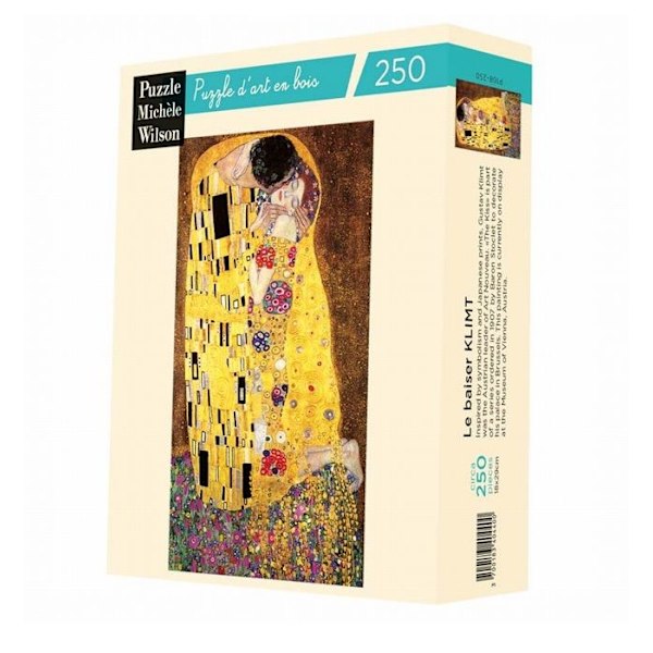 Taidepalapeli 250 palaa - Klimt: Suudelma Flerfärgad