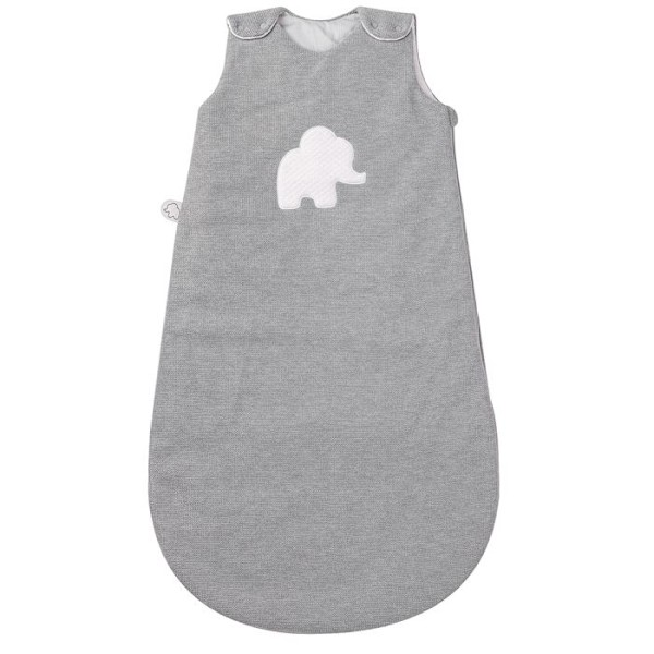 NATTOU Tembo sovsäck - 90 x 50 cm - 6 till 24 månader - Bomull och polyester - Grå Grå och vit