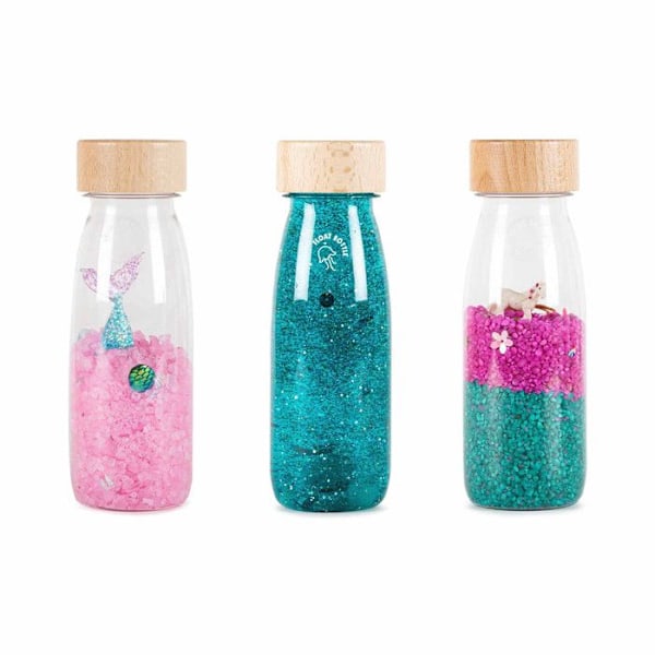 Petit Boum | Set med 3 sensoriska flaskor Fantasy - Rosa - TU Ros