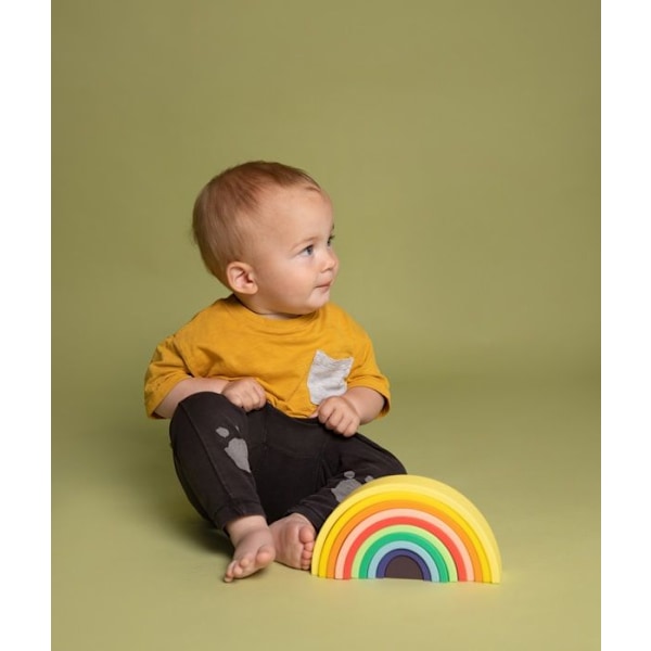 Little L - Multicolored Silicone Rainbow - COOL KIDS PROJEKT Gul