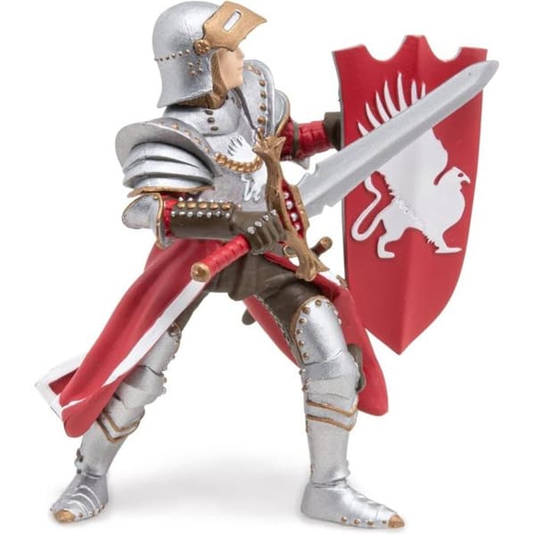 Griffon riddarfigur Enfärgad
