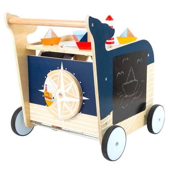 Small Foot 11608 - Whale Walking Cart Blå