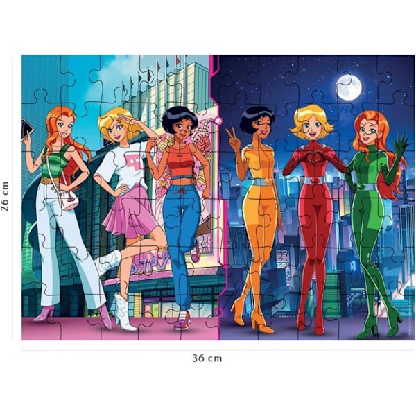 Puzzle Amies Totally Spies 60 kpl - Nathan - Puzzle lapsille - Sarjakuvat ja animaatiot