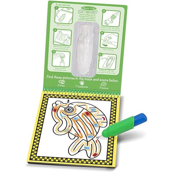 Melissa & Doug - Vesi Wow! Eläin labyrintit Röd