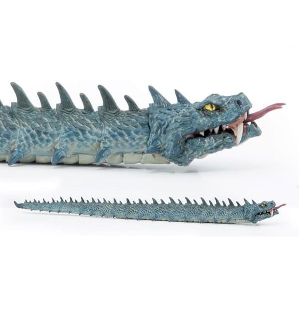 Papo - Legendarisk Evil Orm Basilisk Figur Blå