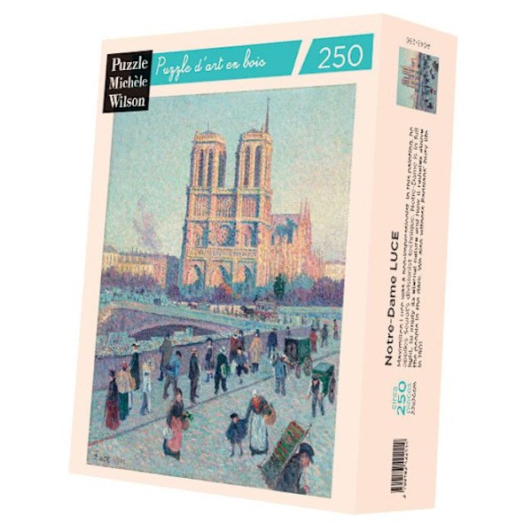 Puu-puzzle 250 kappaletta MAXIMILIEN LUCE NOTRE DAME - Taulut ja maalaukset - PMW Flerfärgad
