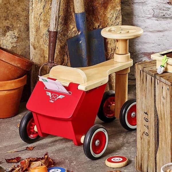 Vilac - Little Postman Scooter Röd