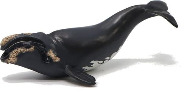 Figurine Hval Enfärgad