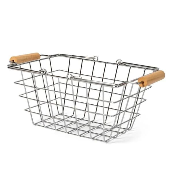 Mamamemo - Metallinen ostoskori - ASTRUP GROUP Grå