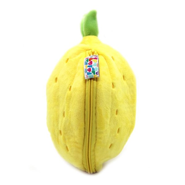 Plyschleksak - Les Déglingos - Flipetz Lemon Mouse - 2 i 1 - Gul - 15x13x22 cm Gul