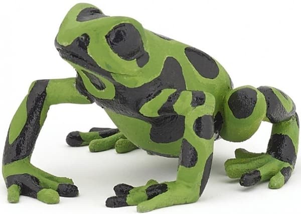 Figurine Grøn Equatorial Frø Grönt och svart