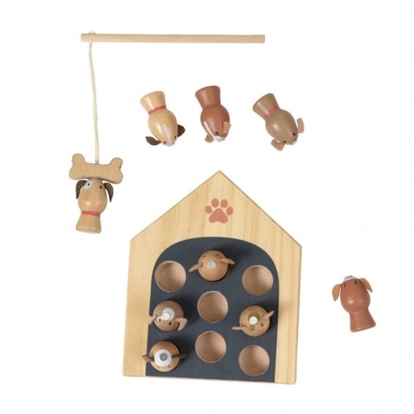 Hundfiskespel kastanj