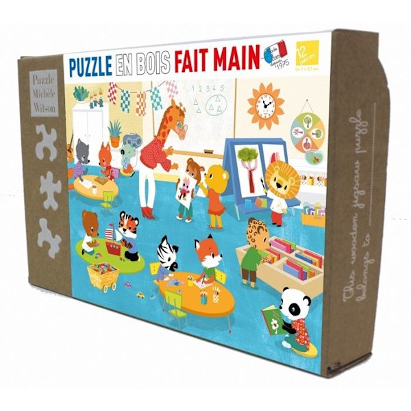Puzzle Michèle Wilson - Eläköön Charlipopin esikoulu - WILSON PELIT kastanj