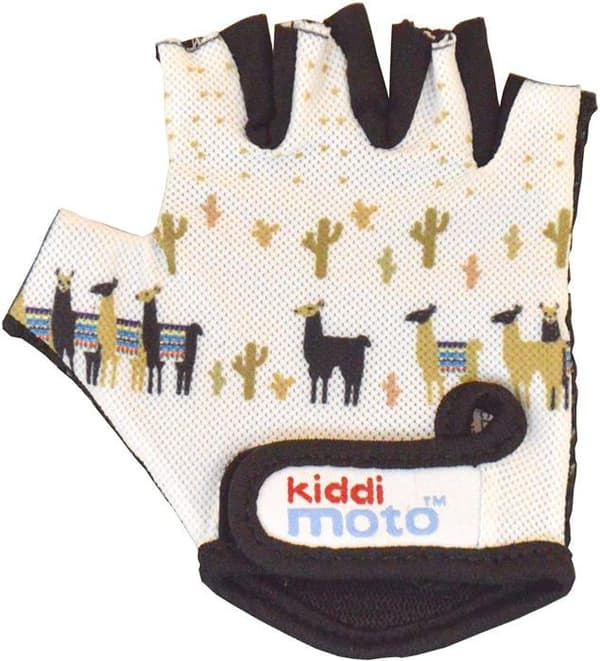 Kiddimoto - Lama Handsker MEDIUM Vit